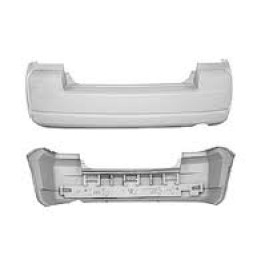 2007 2008 2009 2011 Dodge Caliber Rear Bumper Cover chrome exhaust tip